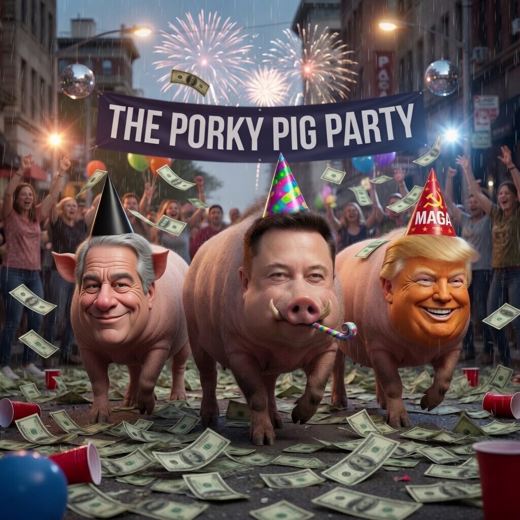 THE PORKY PIG PARTY logo